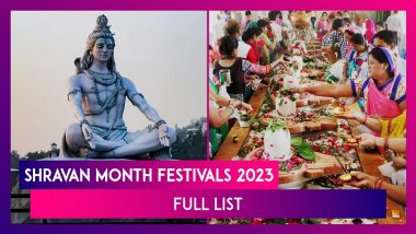 Shravan Month Festivals 2023 List: From Krishna Janmashtami, Hariyali Teej To Raksha Bandhan, Check Hindu Festivals Observed During Sawan Maas