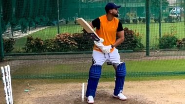 Shreyas Iyer Starts Batting in Nets After Back Surgery; Indian Cricketer Shares Video of Training on Social Media (Watch)