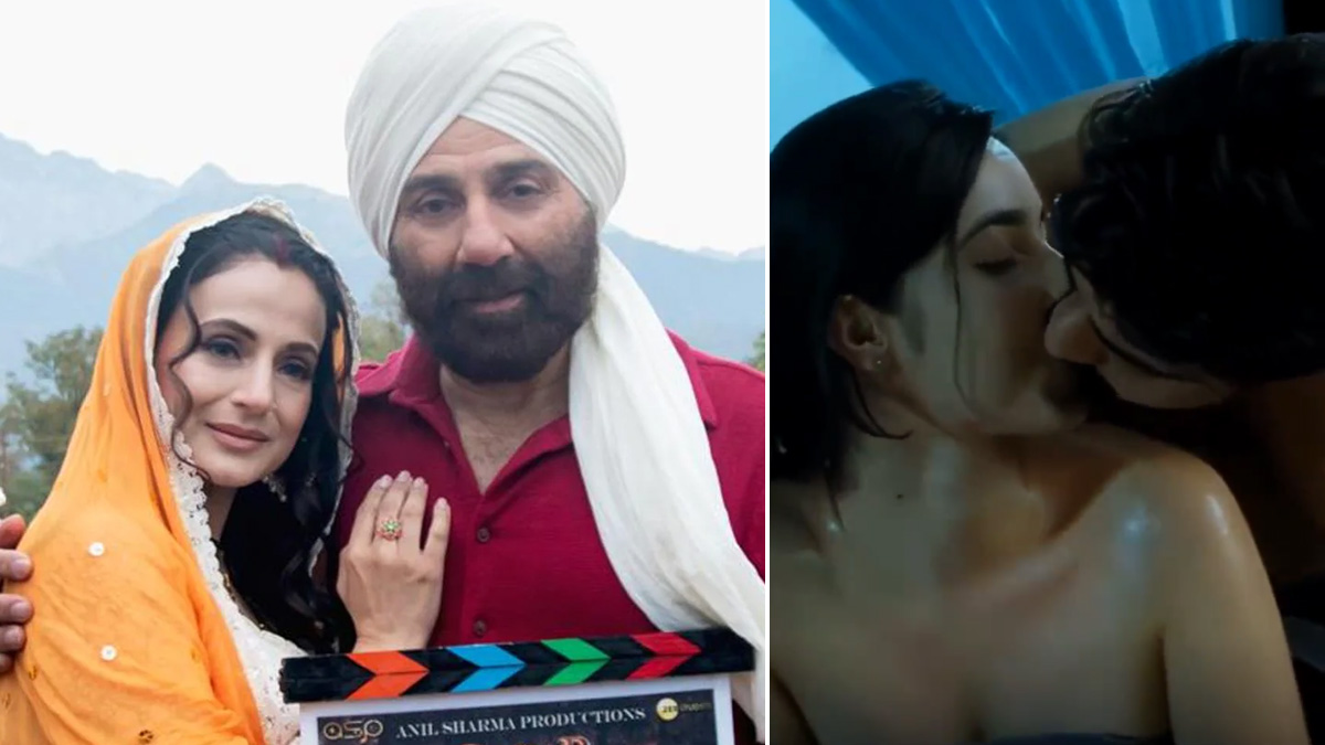 Simran Sex Vedios - Gadar 2 Actress Simrat Kaur Trolled for Her Hot Kissing Scenes in Dirty  Hari, Co-Star Ameesha Patel Comes to Her 'Defense' | ðŸŽ¥ LatestLY
