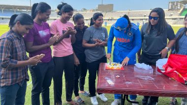 Smriti Mandhana's Birthday Celebrated By Junior Local Cricketers In Dhaka After IND-W vs BAN-W 2nd ODI 2023 (See Pics)