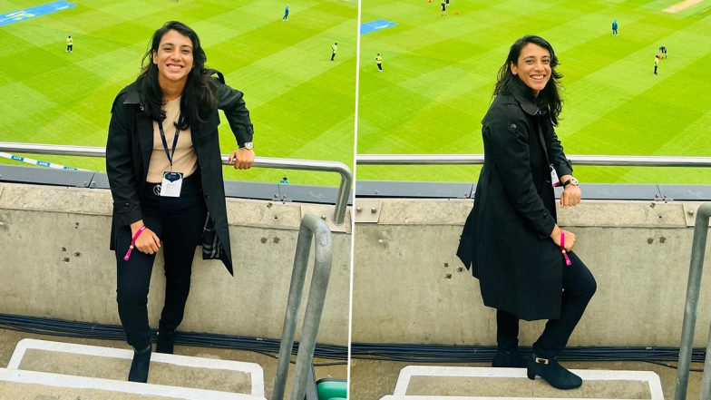 Smriti Mandhana Attends England vs Australia 5th Ashes 2023 Test at Kennington Oval in London (See Pics)