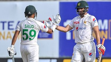 PAK vs SL 1st Test: Saud Shakeel, Agha Salman’s Fifties Help Pakistan Recover Against Sri Lanka
