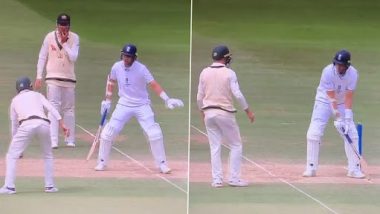 Ashes 2023: Amid Jonny Bairstow Stumping Controversy, GIF of Stuart Broad Teasing Australian Fielder Goes Viral, Fans React