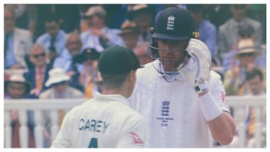 'You Will Always Be Remembered for That' Stump Mic Catches Stuart Broad Taking Dig At Alex Carey After His Controversial Run Out of Jonny Bairstow During Ashes 2023 2nd Test Day 5