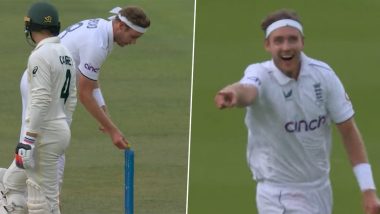 Magic Again! Stuart Broad Switches Bails And Dismisses Todd Murphy Next Ball During ENG vs AUS Ashes 2023 5th Test (Watch Video)