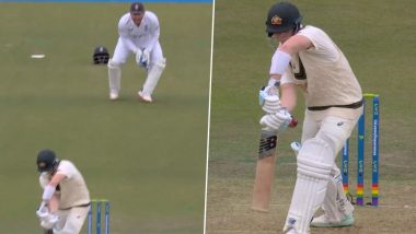 Ashes 2023: Stuart Broad Dismisses Steve Smith for Just 22 Runs on Latter’s 100th Test Appearance (Watch Video)