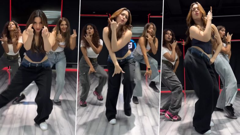 Jailer Actress Tamannaah Bhatia Shows Fans Hookstep of ‘Kaavaalaa’ Song on Insta and Her Dance Moves Are Too Handle (Watch Video)