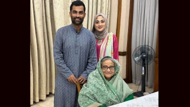 ‘Can’t Say No to the Honourable Prime Minister’ Tamim Iqbal Reverses Decision to Retire From International Cricket After Meeting Bangladesh PM Sheikh Hasina