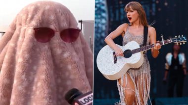 Taylor Swift Fan Dons Fluffy Blanket As Disguise For Singer's Concert and the Reason Behind It Will Crack You Up!