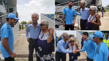 ‘..In the Company of Greatness’ Virat Kohli, Rohit Sharma and Other Team India Cricketers Meet Sir Garfield Sobers Ahead of Test Series vs West Indies (Watch Video)