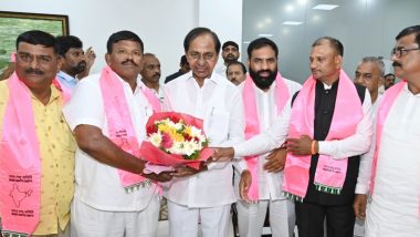 Maharashtra Ex-Servicemen Join BRS in Presence of Telangana CM K Chandrasekhar Rao (See Pics)