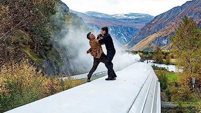 Mission Impossible Dead Reckoning Del 1: Visste du at Tom Cruise skjøt en actionsekvens på toppen av et tog på 60 mph?