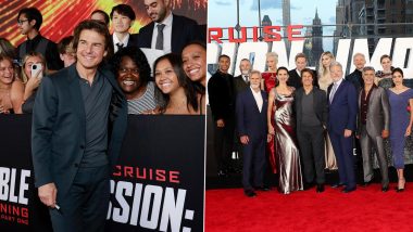 Mission Impossible Dead Reckoning Part One: Tom Cruise Looks Cool in Black Shirt and Coat, MI7 Star Shares Premiere Pics on Insta!