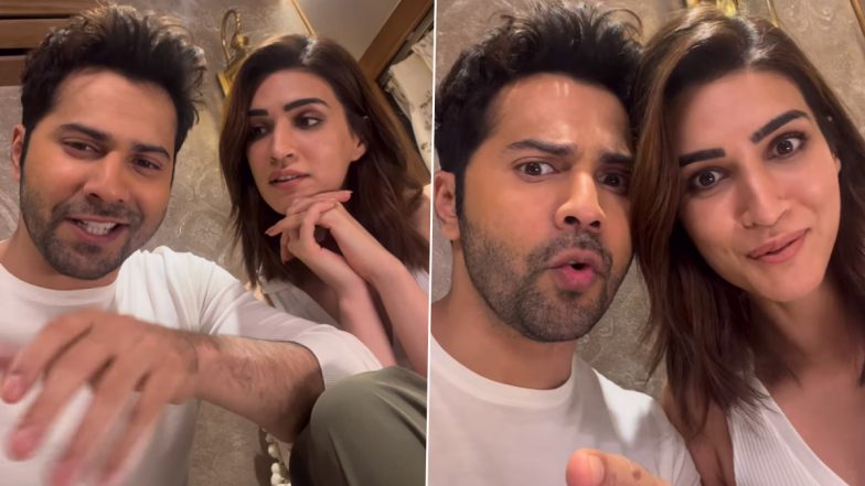 Kriti Sanon's Goofy Video With Varun Dhawan Will Make You Laugh Out Loud- WATCH