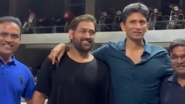 ‘What a Collection and What a Man MSD Is..’ Former India Cricketer Venkatesh Prasad Praises MS Dhoni for His Passion for Bikes (Watch Video)