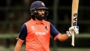 Vikramjit Singh's Maiden Ton Keeps Netherlands Afloat in ICC World Cup 2023 Qualifier with Win Over Oman in Rain-Truncated Game