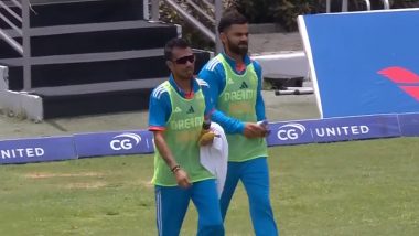 Virat Kohli Carries Drinks for Teammates During IND vs WI 2nd ODI 2023, Video Goes Viral