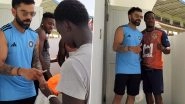 Virat Kohli Poses for Pictures With Local Dominican Players Ahead of IND vs WI 1st Test, Star Batter&rsquo;s Heartwarming Gesture Goes Viral! (Watch Video)