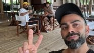 Virat Kohli Shares &lsquo;Chillin&rsquo; Instagram Story With Ajinkya Rahane and Shardul Thakur (See Pic)