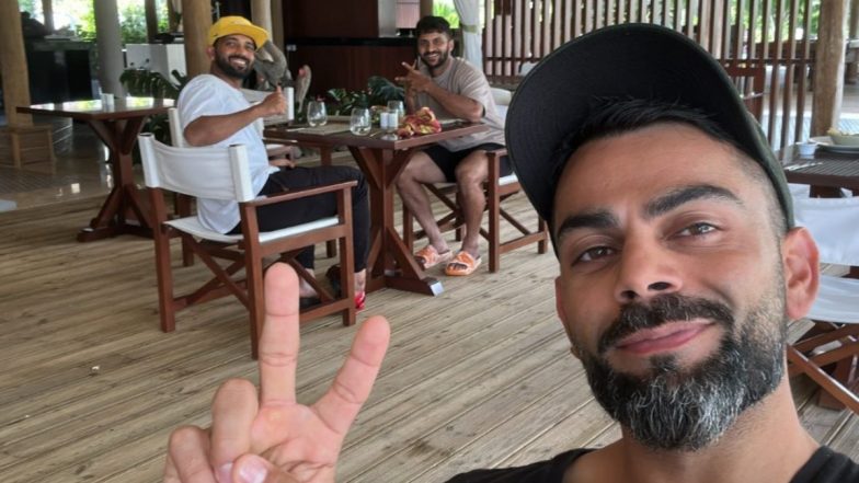 Virat Kohli Shares ‘Chillin’ Instagram Story With Ajinkya Rahane and Shardul Thakur (See Pic)