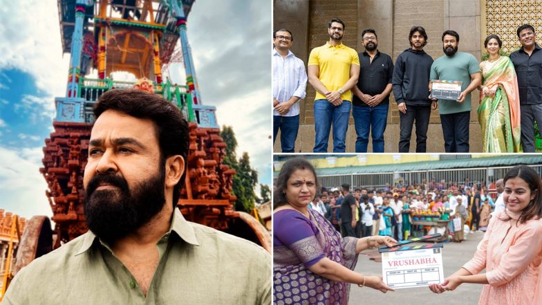 Vrushabha: Shooting of Mohanlal, Shanaya Kapoor, Zahrah Khan’s Pan-India Film Begins (View Pics)