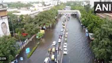 Delhi Floods: Yamuna Water Level at 205.48 Metres, Slightly Above Danger Mark, Waterlogging in Several Areas (Watch Video)