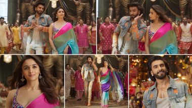 Rocky Aur Rani Kii Prem Kahaani Song ‘What Jhumka?’: Ranveer Singh and Alia Bhatt's Crackling Chemistry Is Highlight of This 'Jhumka Gira Re' Recreated Track (Watch Video)