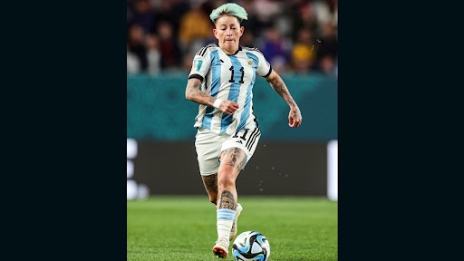 Women's World Cup star told to 'pick a side' as Ronaldo and Maradona  tattoos revealed - Daily Star