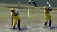 Yusuf Pathan Smashes Mohammad Amir For 24 Runs in One Over During Joburg Buffaloes and Durban Qalandars Zim Afro T10 League 2023 Clash (Watch Video)