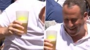 Wimbledon 2023: Jiri Lehecka&rsquo;s Return Shot Lands in Fan&rsquo;s Beer Glass (Watch Video)
