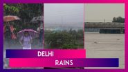 Delhi Rains: Heavy Rain Lashes Parts Of National Capital & Noida; Waterlogging Reported At Many Places