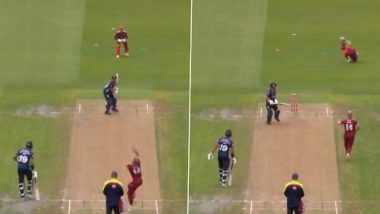 Stunner! Jos Buttler Takes One-Handed Catch During Vitality T20 Blast 2023 Match (Watch Video)