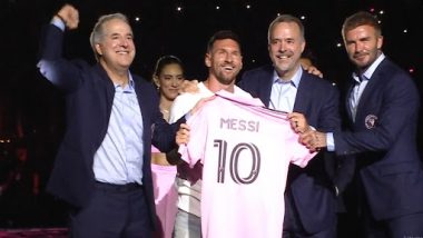 On Which Channel Lionel Messi's Inter Miami Debut Match Will be Telecast Live in India? How To Watch Leagues Cup 2023 Live Streaming Online?