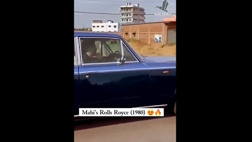 MS Dhoni Drives Rare Vintage 1980 Rolls Royce in Ranchi, Video Goes Viral