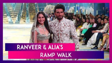 Ranveer Singh and Alia Bhatt Grace Manish Malhotra's Bridal Couture Show