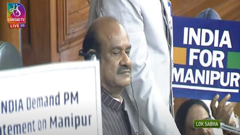 Monsoon Session 2023: Lok Sabha Adjourned After Passing Forest Conservation Bill Amid Opposition Protest Over Manipur Violence
