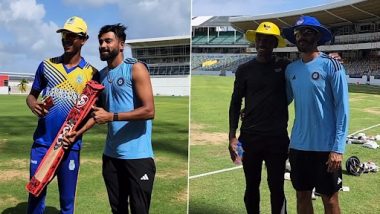 Team India Players Win Hearts With Kind Gestures, Autograph as They Meet Locals of Barbados