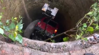 Jharkhand Road Accident: Six Killed, Three Injured After SUV Falls Into Well in Hazaribag District (See Photo)