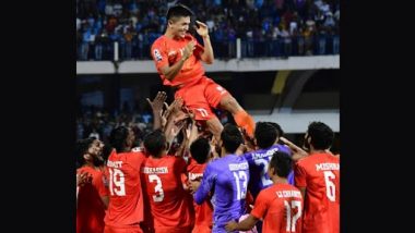 Dinesh Karthik, Washington Sundar and Other Members of Cricket Fraternity Laud Indian Football Team for Their Record Ninth SAFF Championship Title Win