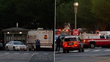 Hazmat Incident at White House: US Secret Service, Washington DC Fire Department Investigate Security Incident After Cocaine Hydrochloride Allegedly Found Near White House