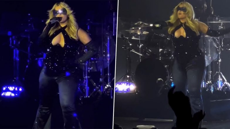 Bebe Rexha Wears Protective Eyewear on Stage Following Incident of Fan Throwing Phone at Her During Concert (Watch Video)