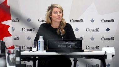 Khalistan Freedom Rally in Toronto on July 8: Canada in Close Contact With Indian Officials, Taking Safety of Diplomats Very Seriously, Says Canadian Foreign Minister Melanie Joly