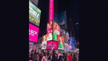 Mahesh Babu's Daughter Sitara Shines Bright in New York's Times Square, Proud Dad Takes To Instagram To Share His Joy (Watch Video)