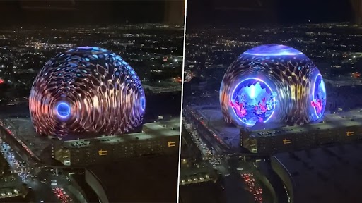 MSG Sphere in Las Vegas Video: See World’s Largest Spherical Structure ...
