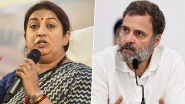 Smriti Irani Takes Dig at Rahul Gandhi, Says ‘Being an MP No Longer Means Cutting Ribbons’