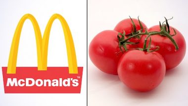 Tomato Price Hike: McDonald’s Northern and Eastern Franchisee Puts Tomato off the Menu As Price Soars Upto Rs 200 per Kg
