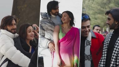 Rocky Aur Rani Kii Prem Kahaani: Ranveer-Alia's Fun-Filled BTS Moments From Sets Of Karan Johar's Movie (Watch Video)