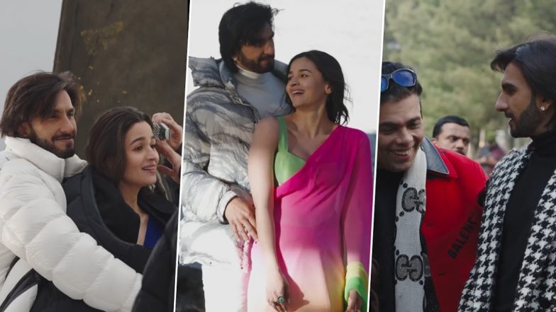 Rocky Aur Rani Kii Prem Kahaani: Ranveer-Alia's Fun-Filled BTS Moments From Sets Of Karan Johar's Movie (Watch Video)