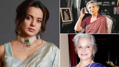 Kangana Ranaut Lauds Sharmila Tagore For Gulmohar, Hopes To See Waheeda Rehman in 'Full-Fledged Roll'