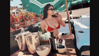 Lana Condor Looks Sexy In Red Bikini, Savouring a Meal and Champagne Amidst the Breathtaking Italian Riviera (View Pics)
